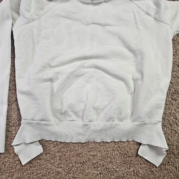 Frank & Eileen Tee Lab Hoodie Womens Large White Pullover 100% Cotton USA Read - Picture 12 of 13
